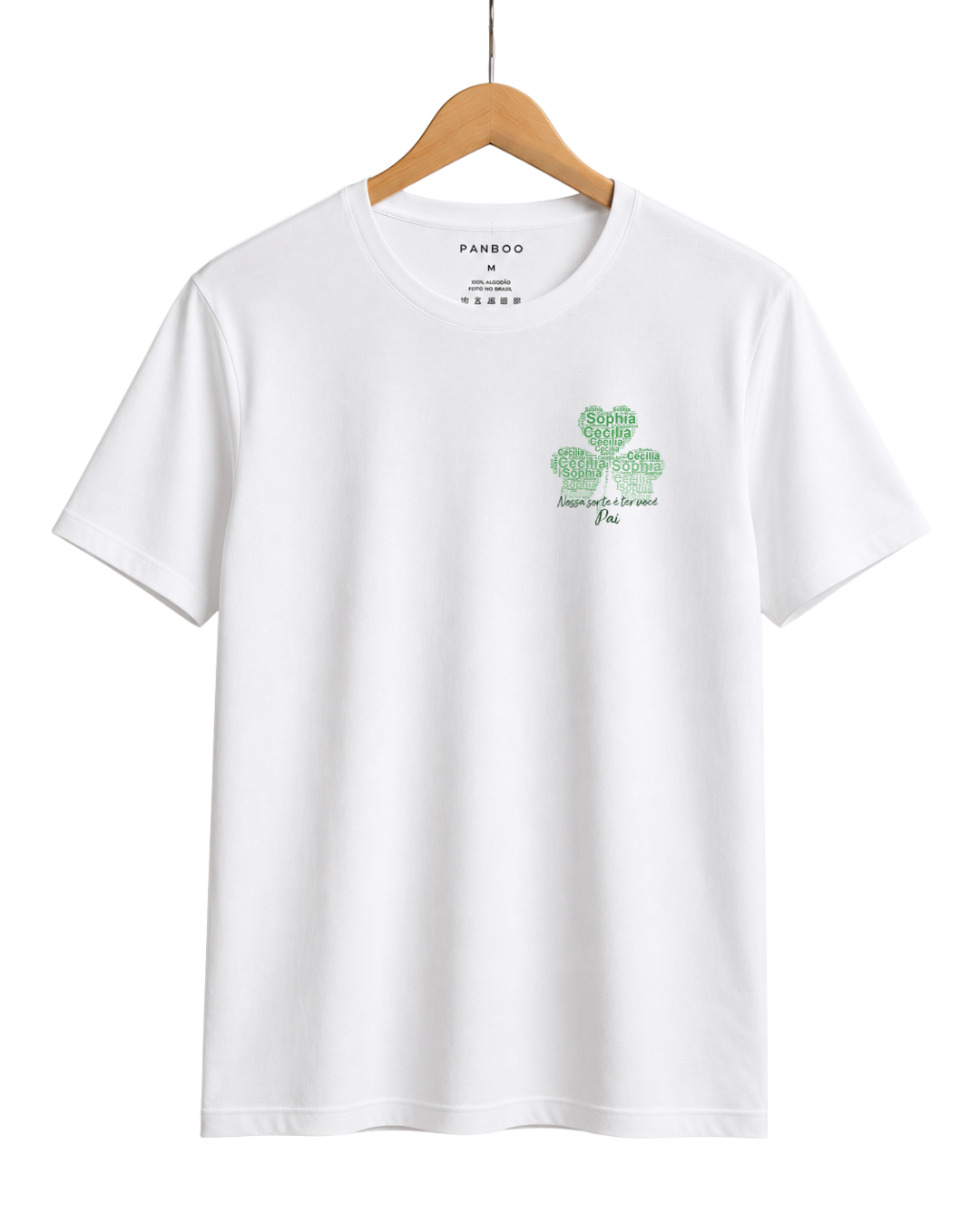 Camiseta personalizada Nossa sorte é ter você