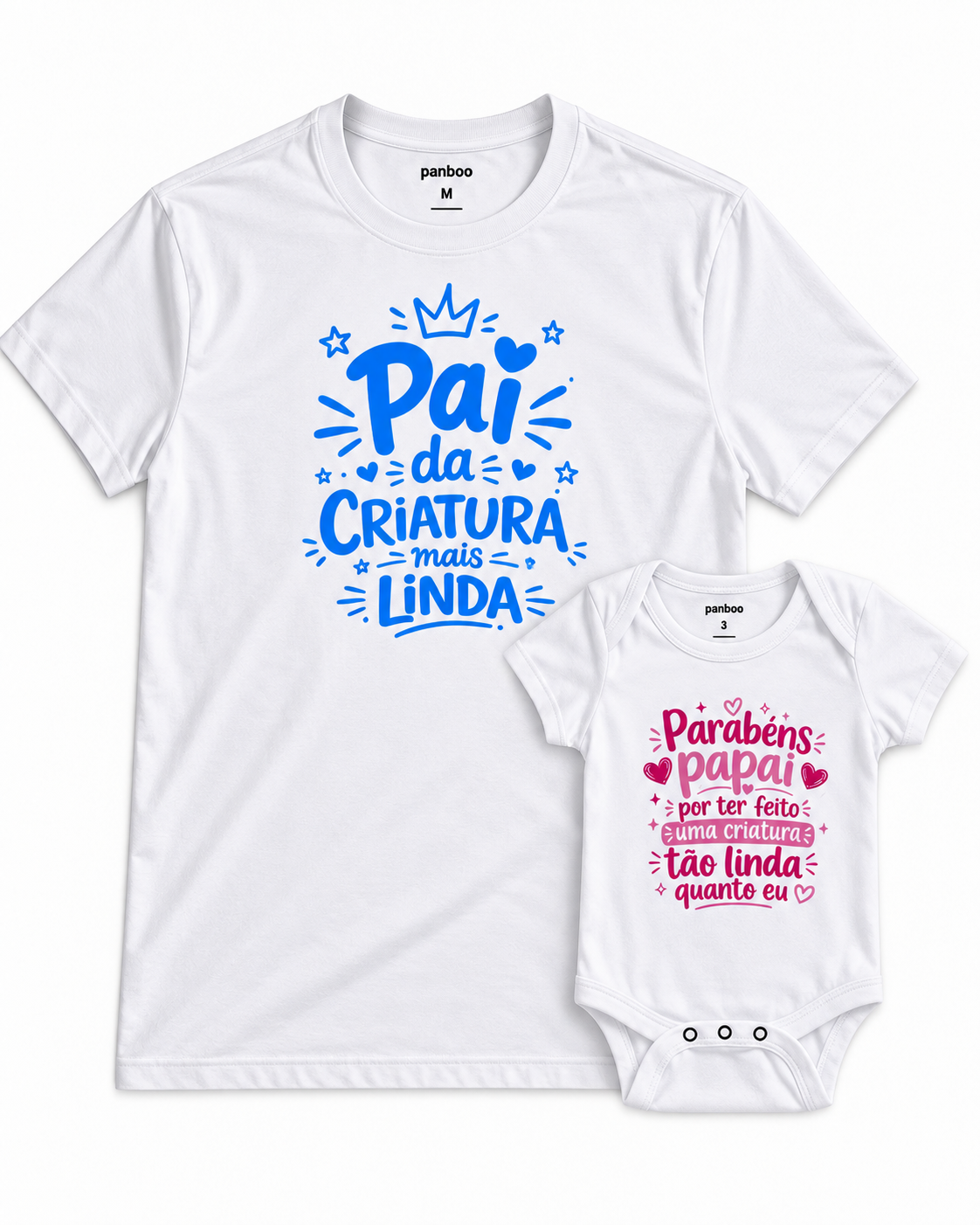 Kit dia dos pais - Parabéns papai por ter feito um criatura tão linda quanto eu
