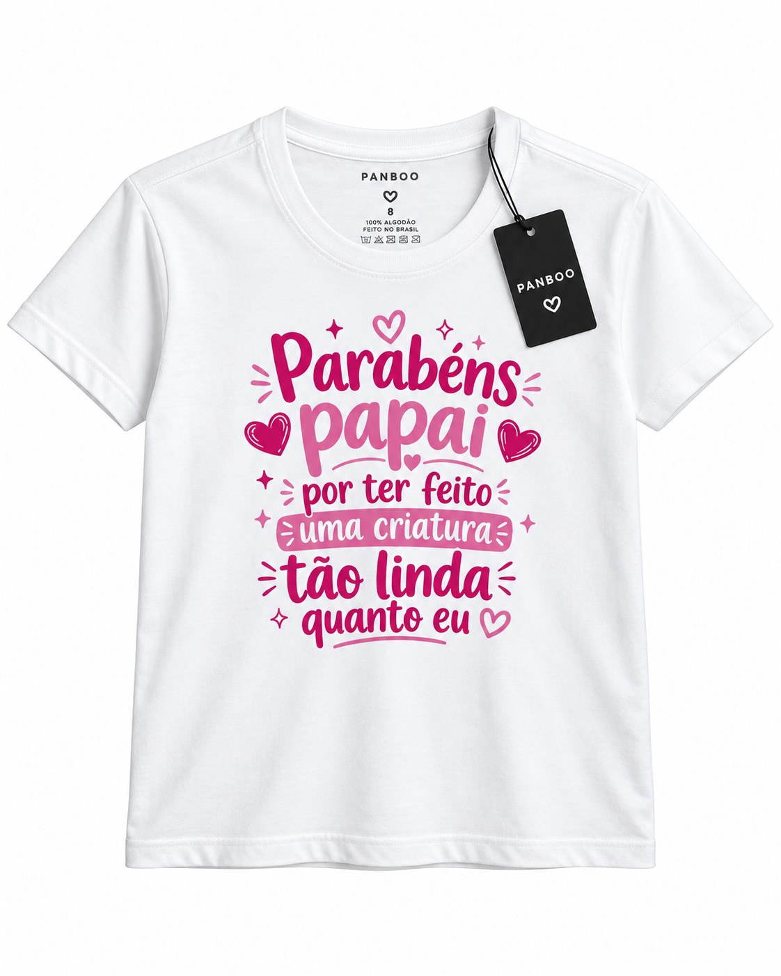 Camiseta Infantil Criatura tão linda quanto eu