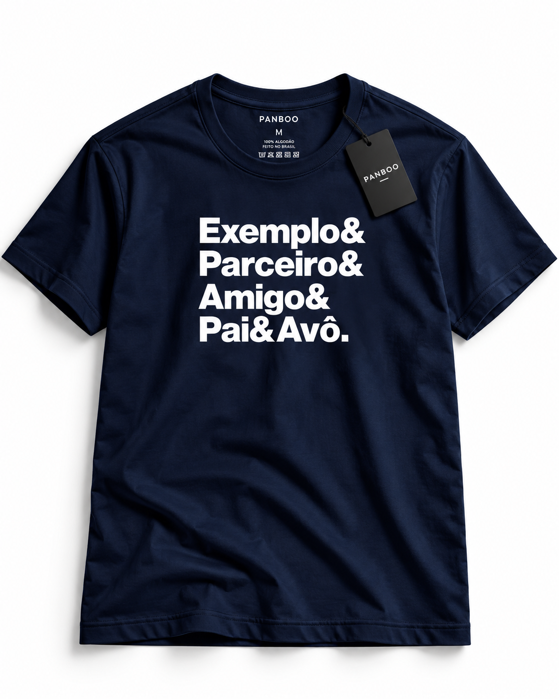 Camiseta dia dos pais - exemplo & parceiro & amigo & pai & avô.