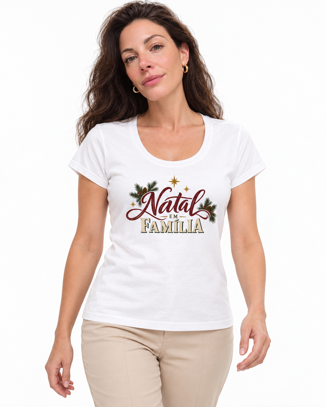 Baby look Natal em familia