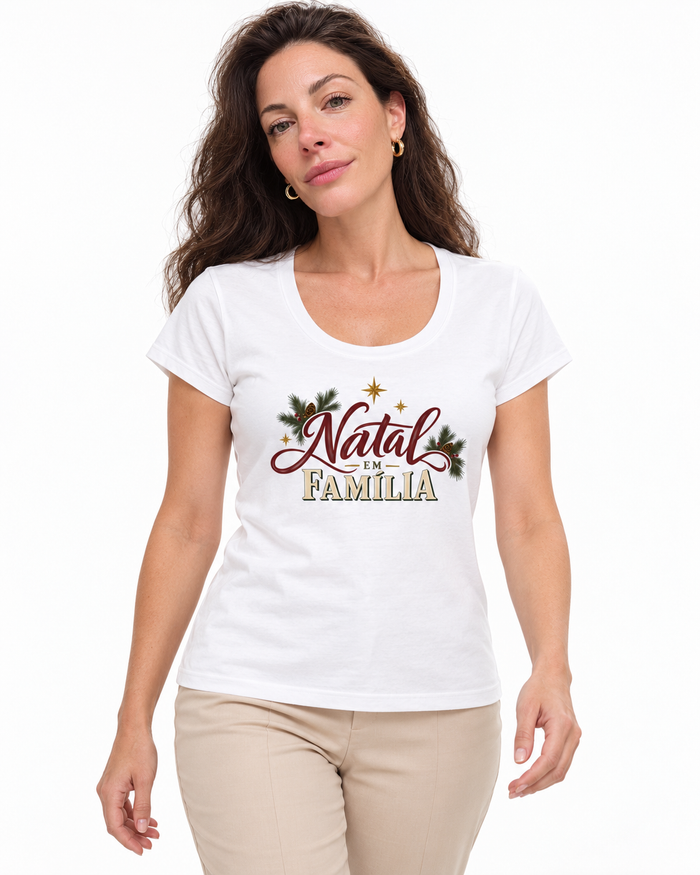 Baby look Natal em familia