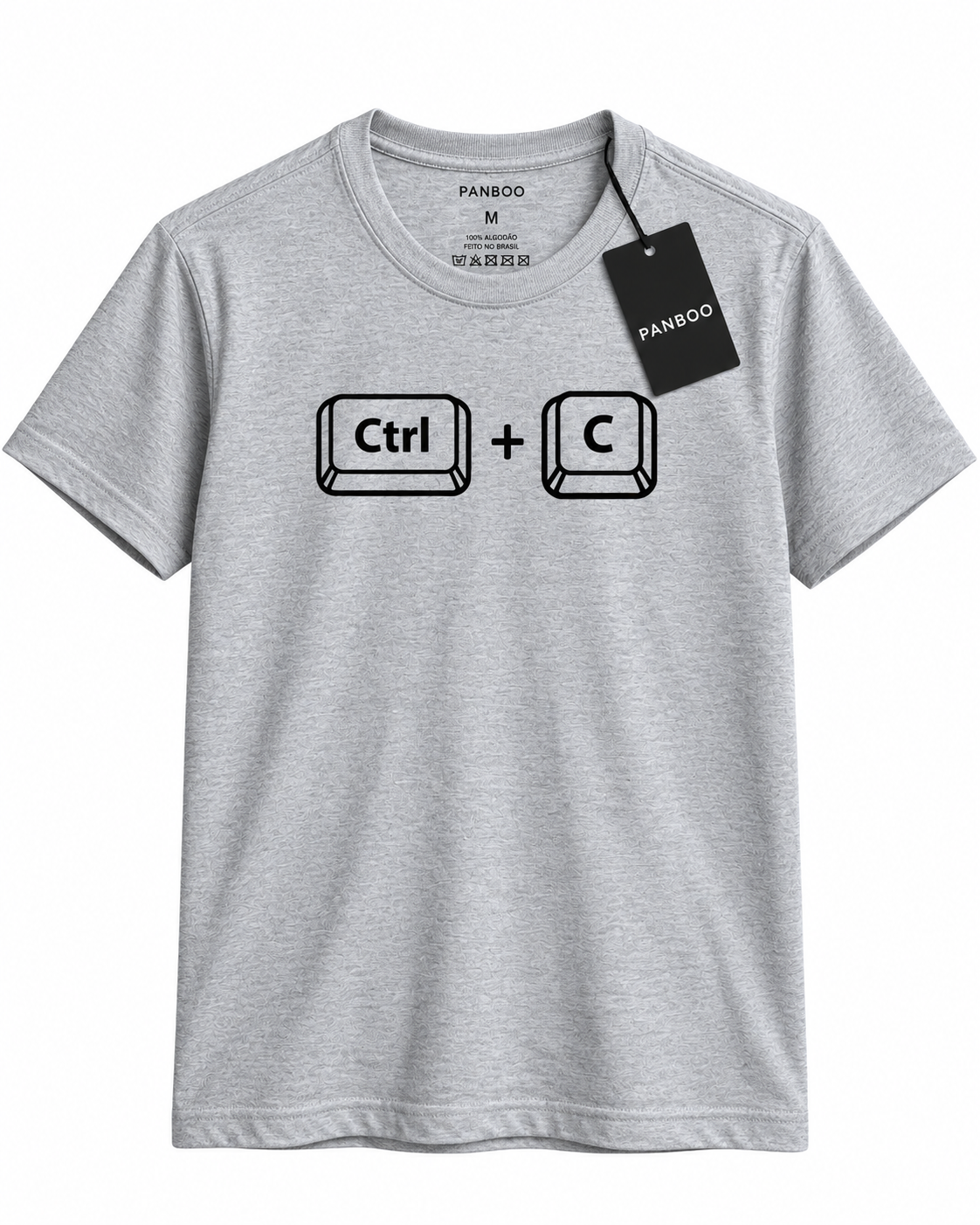 Camiseta Ctrl + C branco