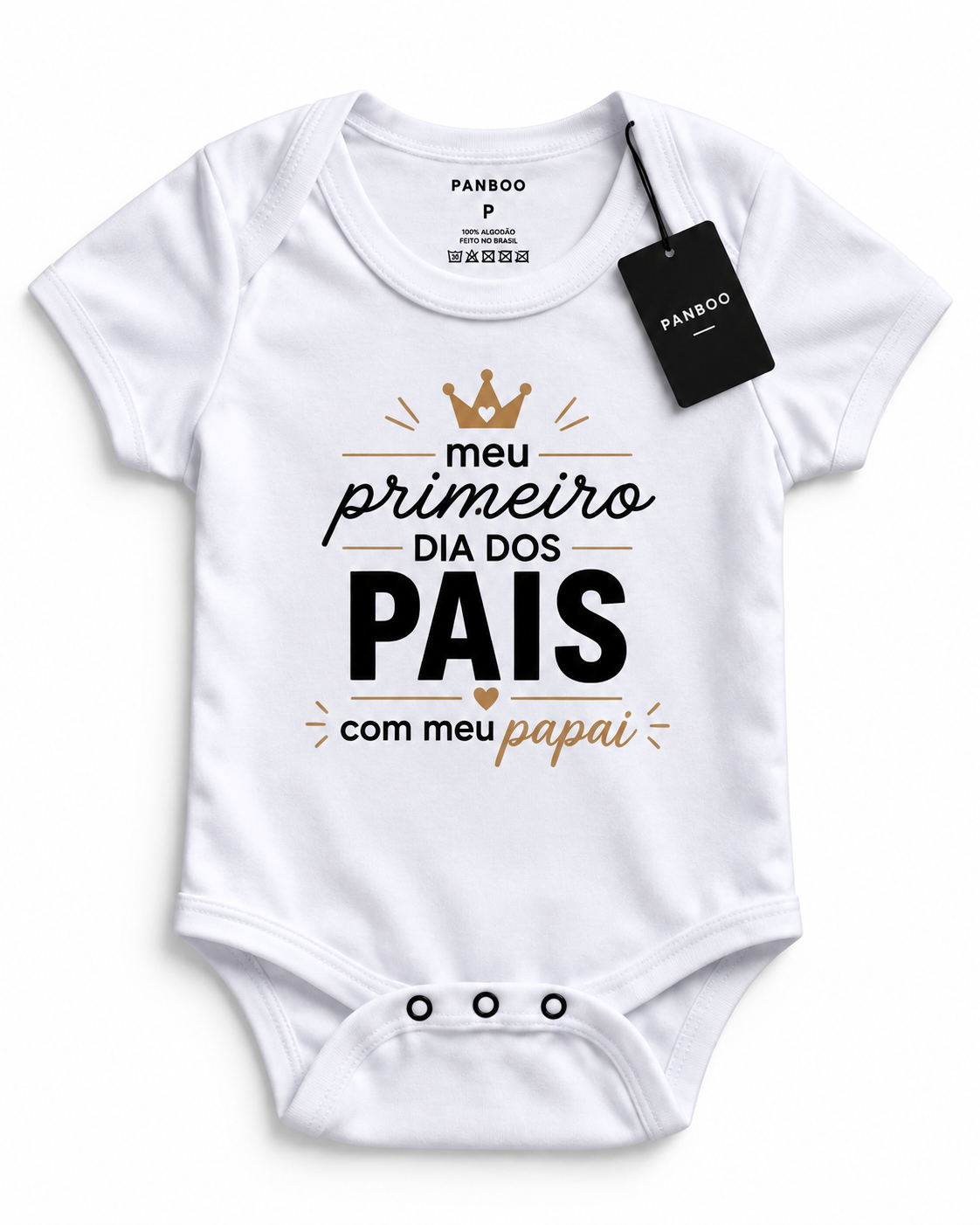 Boddy infantil Meu 1º dia dos pais