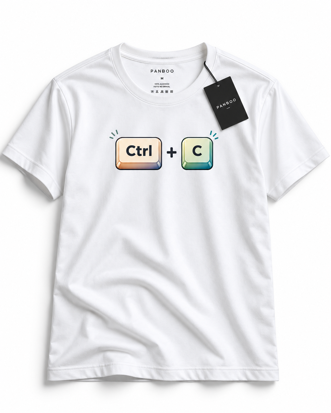 Camiseta Ctrl + c white