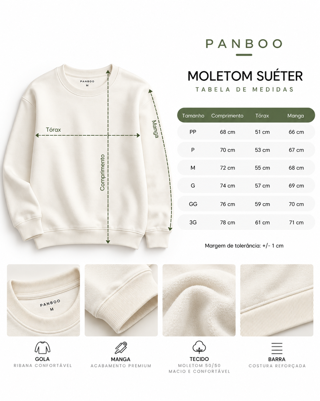 Moletom suéter Bosque de Natal