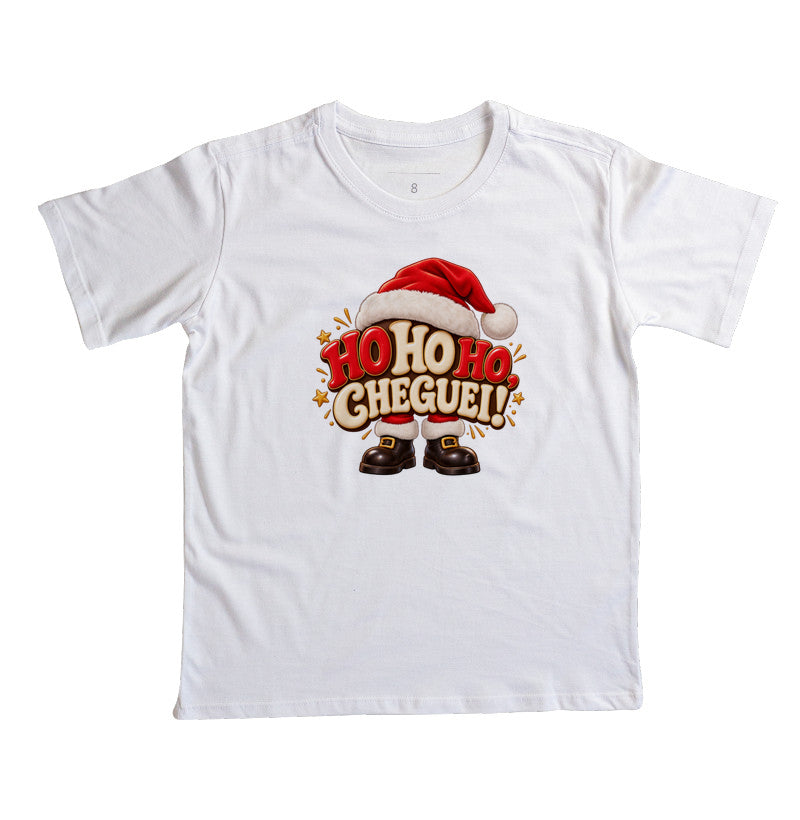 Camiseta infantil Hohoho cheguei!