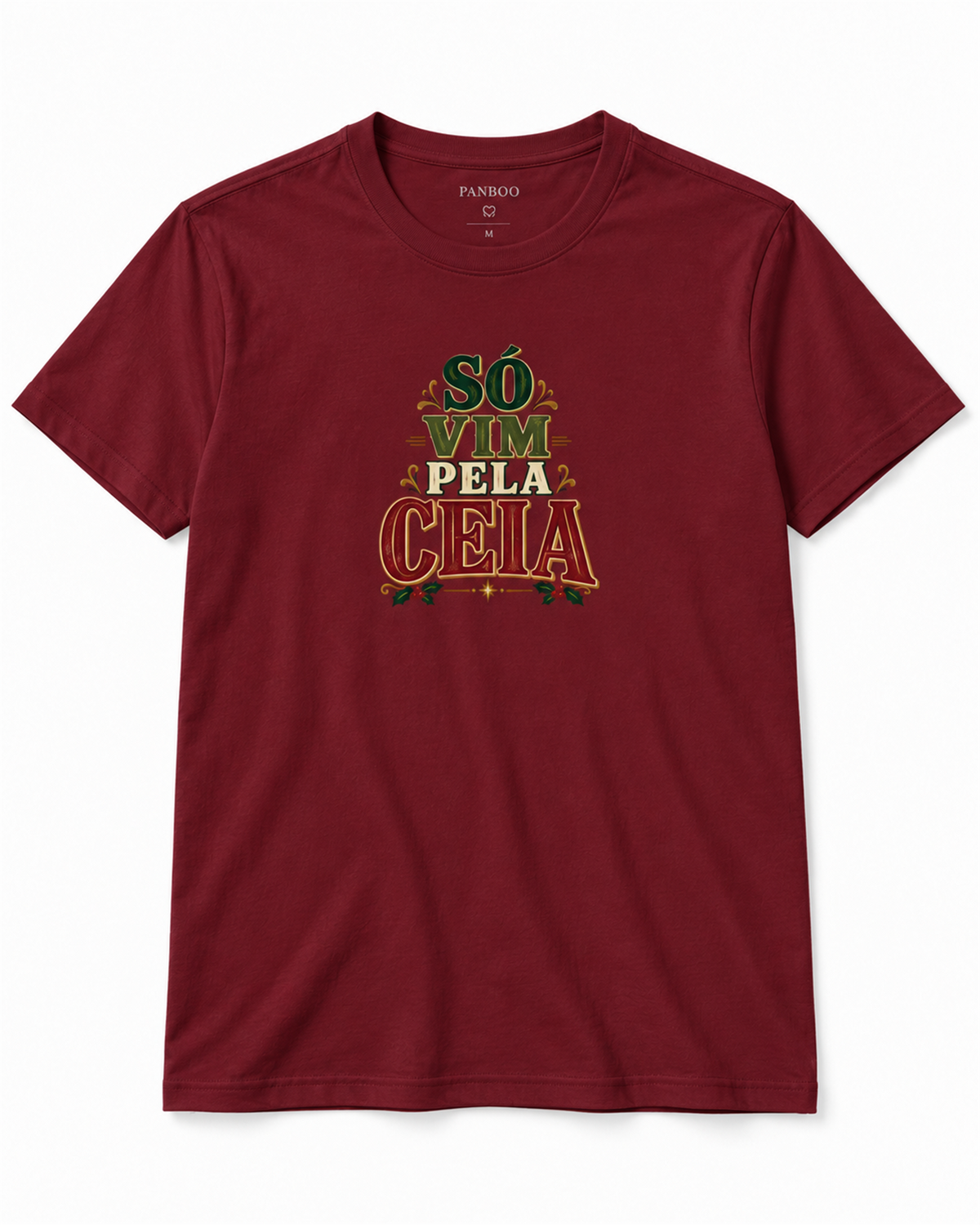 Camiseta Só vim pela ceia