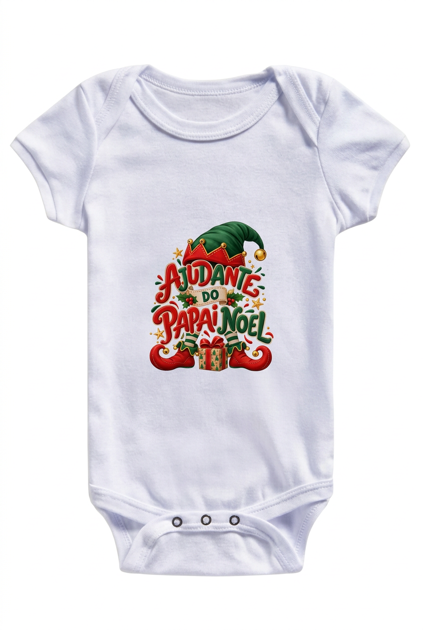 Ajudante do papai noel branco