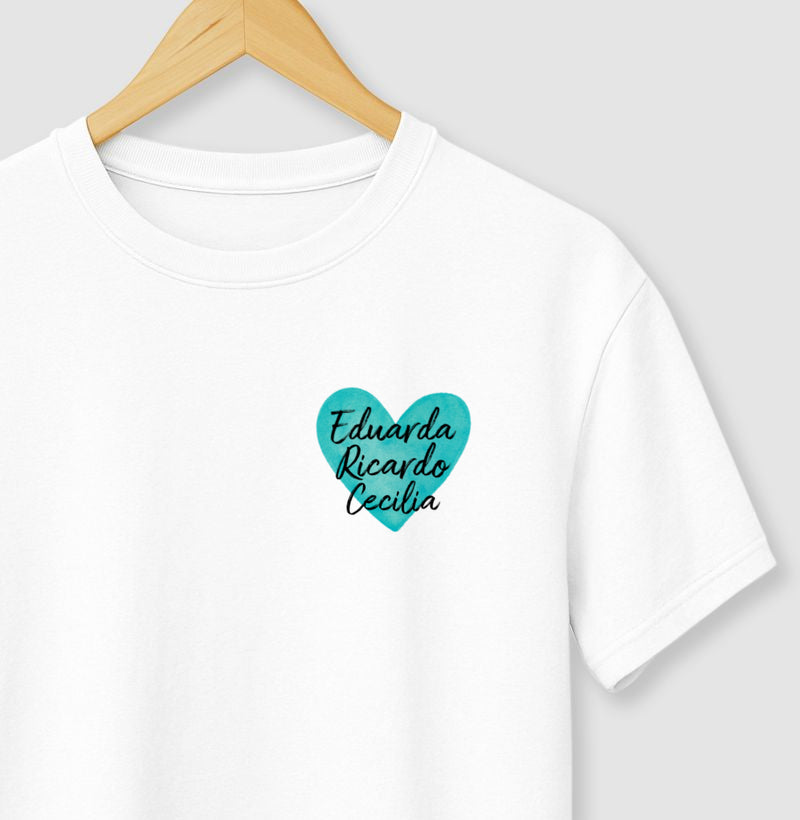 Camiseta dia das mães - Coração de mãe