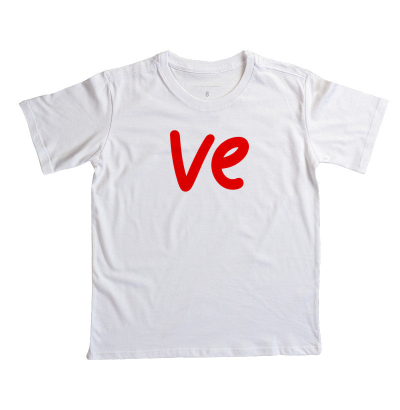 Camiseta infantil - love
