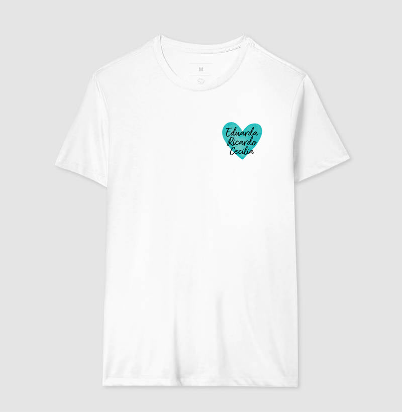 Camiseta dia das mães - Coração de mãe