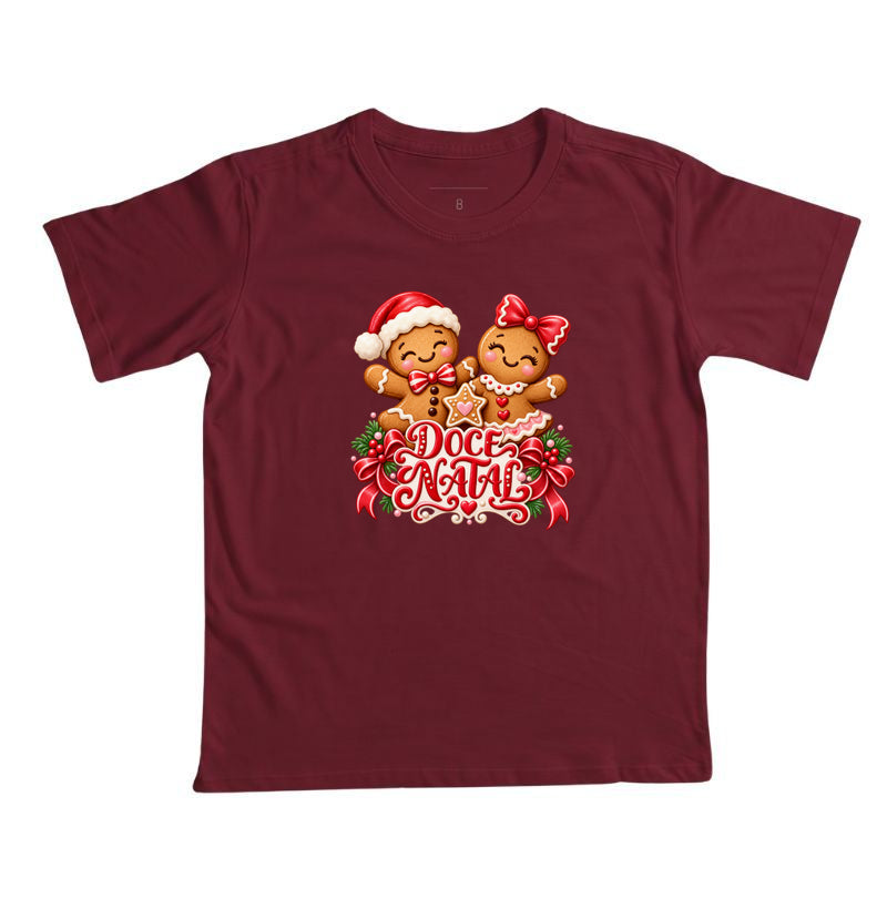 Camiseta infantil Doce Natal