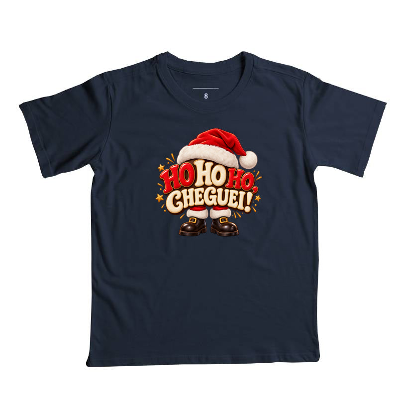 Camiseta infantil Hohoho cheguei!