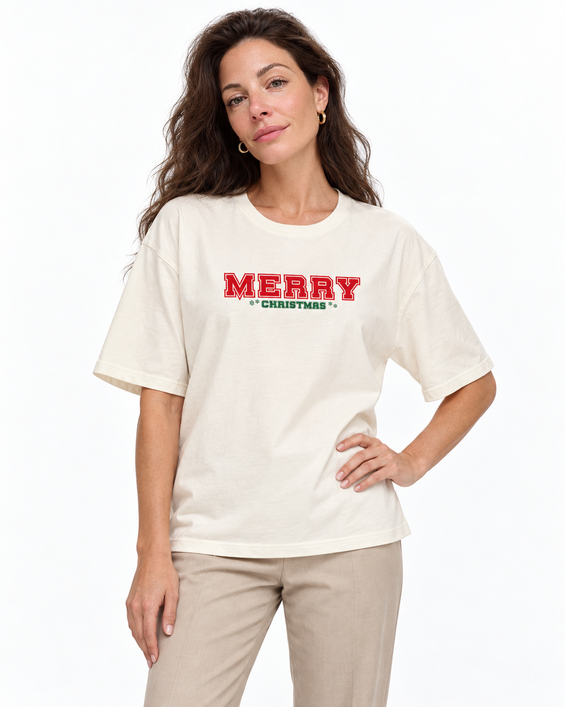 Oversized Merry chrismas