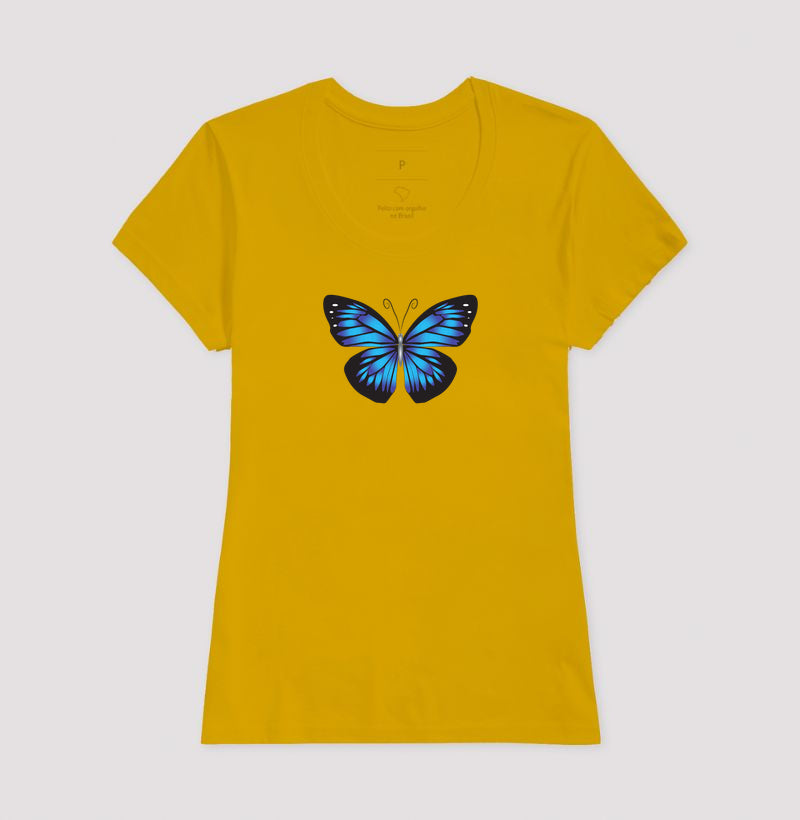 Camiseta Butterfly blue