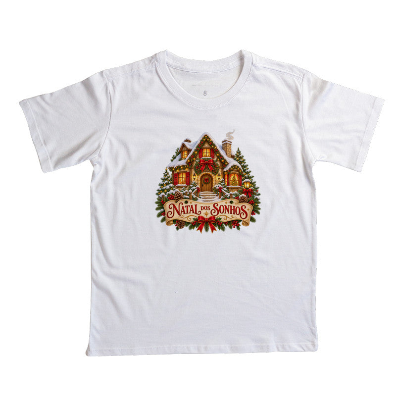 Camiseta infantil Natal dos sonhos