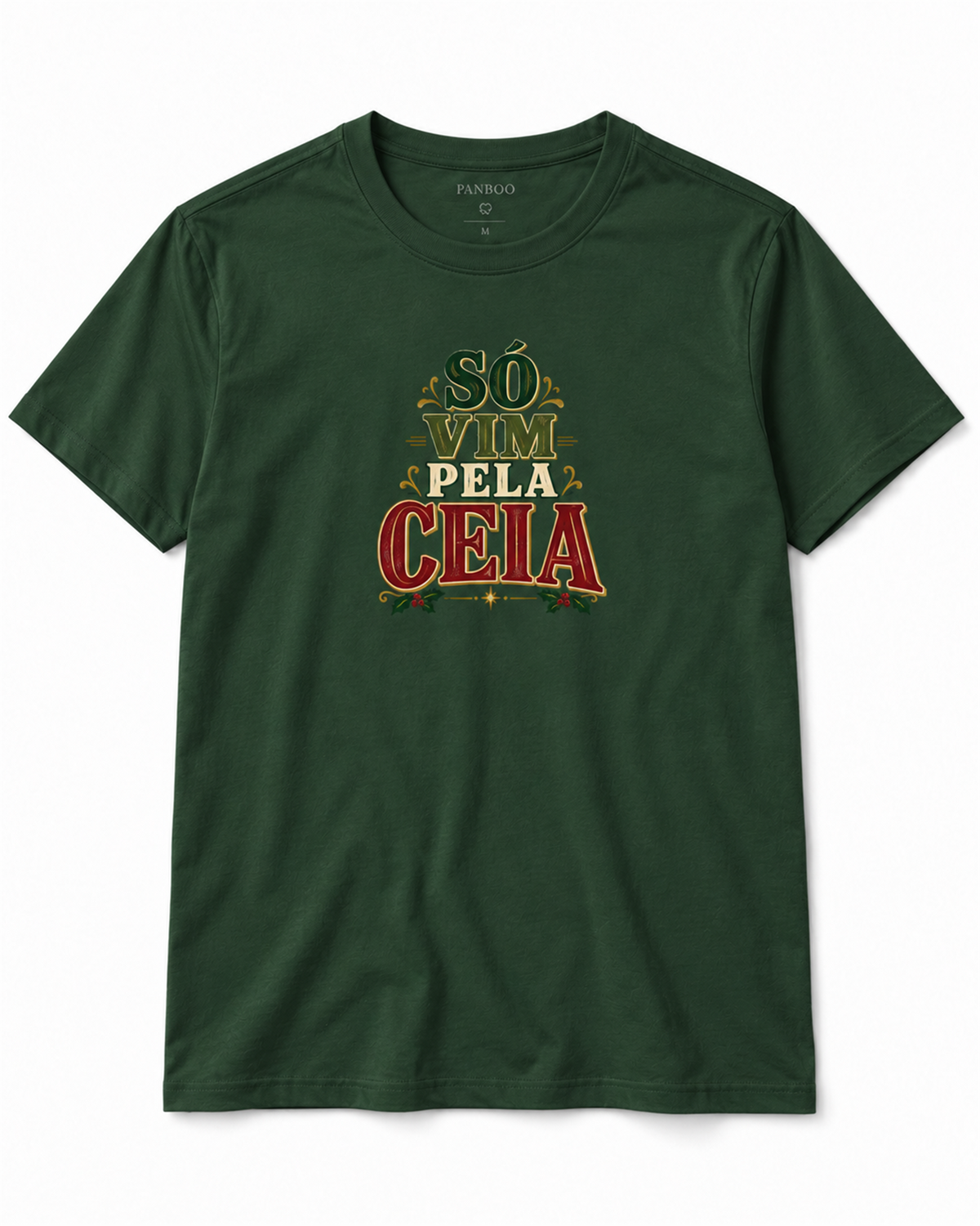 Camiseta Só vim pela ceia