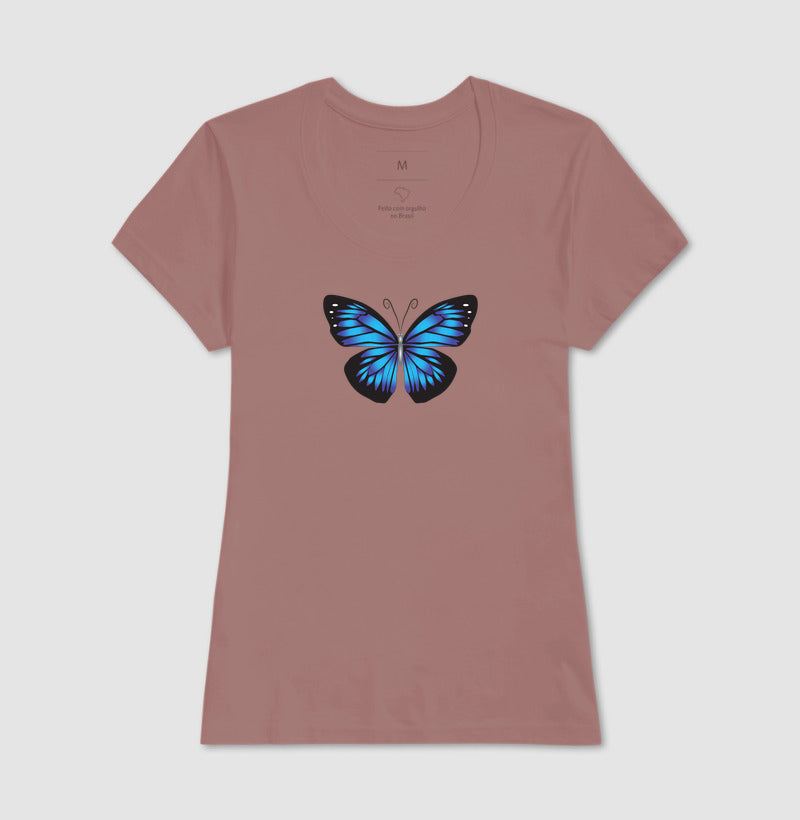Camiseta Butterfly blue