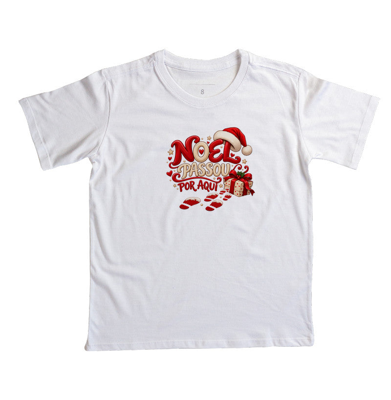 Camiseta infantil Noel passou por aqui