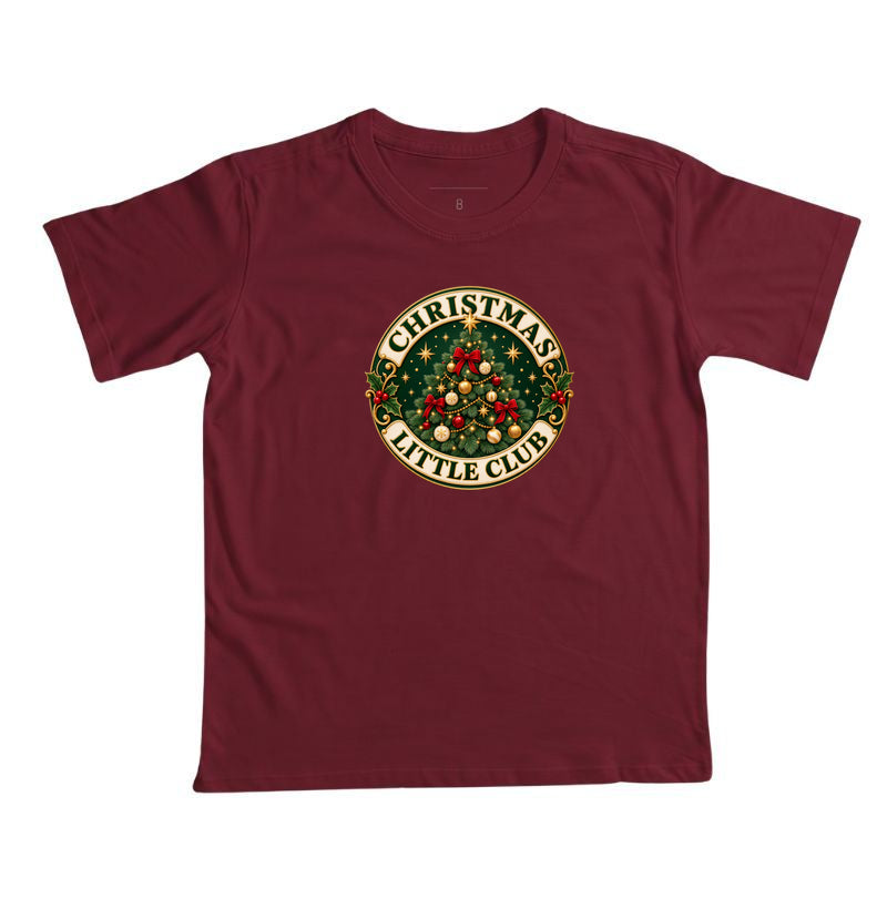 Camiseta infantil Christmas little club
