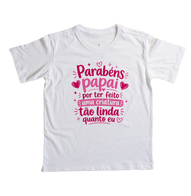 Camiseta Parabéns papai