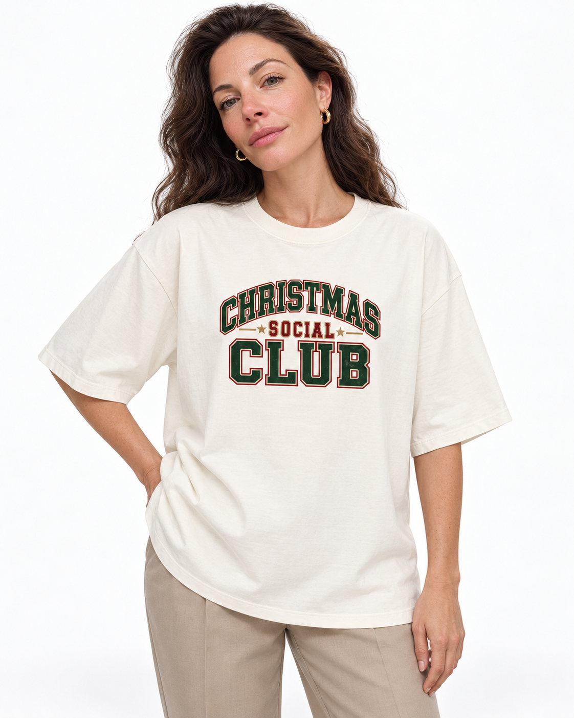 Oversized Christmas social club