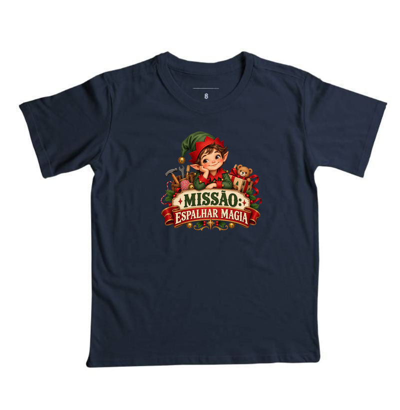 Camiseta infantil Missão espalhar magia