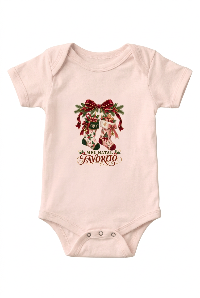 Boddy infantil Meu natal favorito