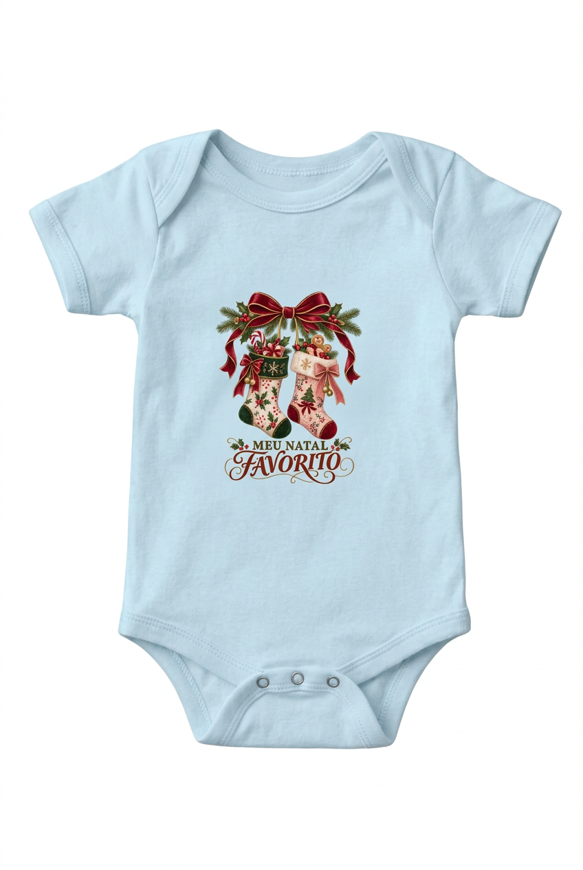 Boddy infantil Meu natal favorito