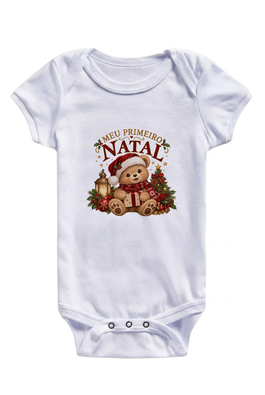 Boddy infantil Meu primeiro Natal