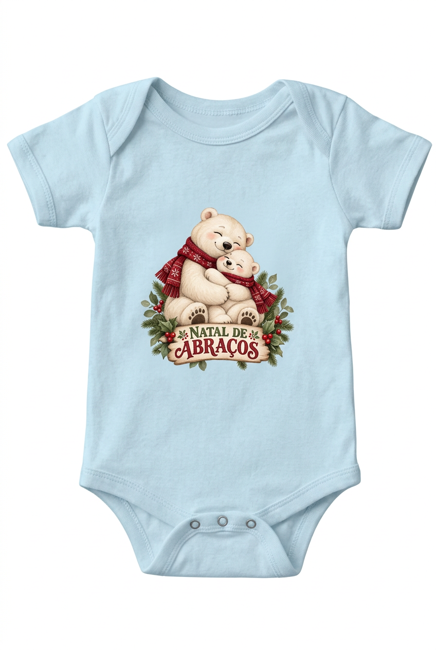 Boddy infantil Natal de abraços