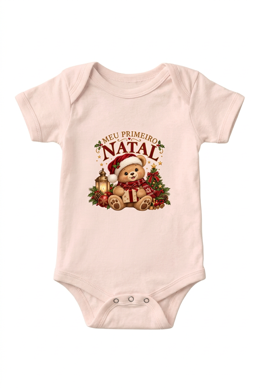 Boddy infantil Meu primeiro Natal