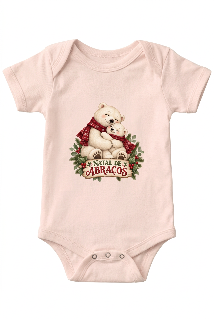 Boddy infantil Natal de abraços