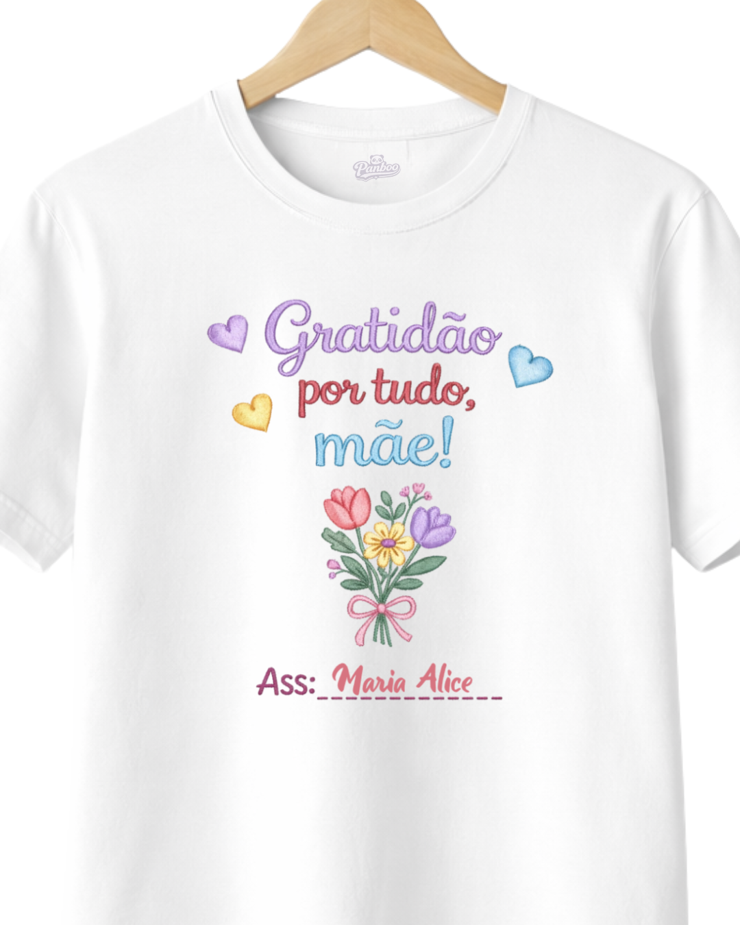 Camiseta dia das mães - Gratidão por tudo, Mãe!