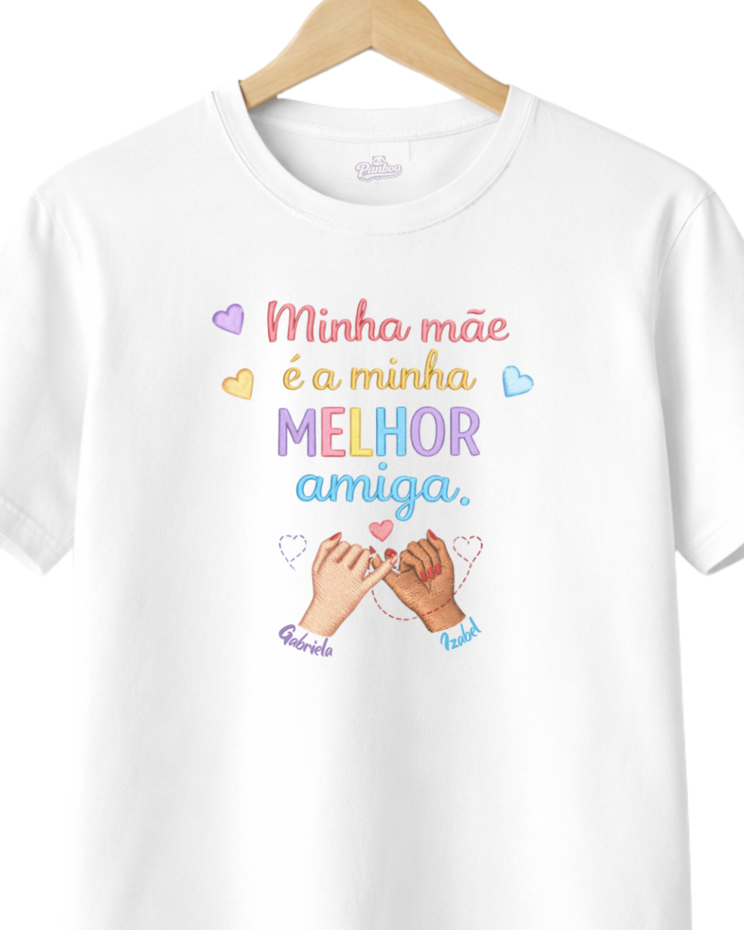 Camiseta dia das mães - Minha mãe é a minha melhor amiga