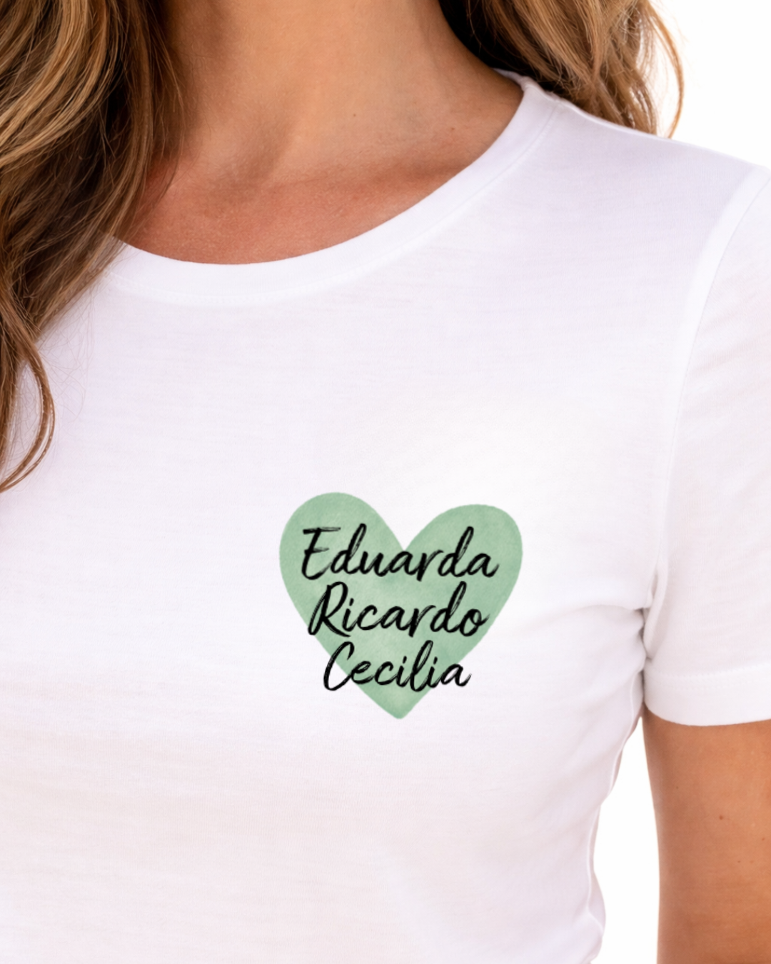 Camiseta dia das mães - Coração de mãe