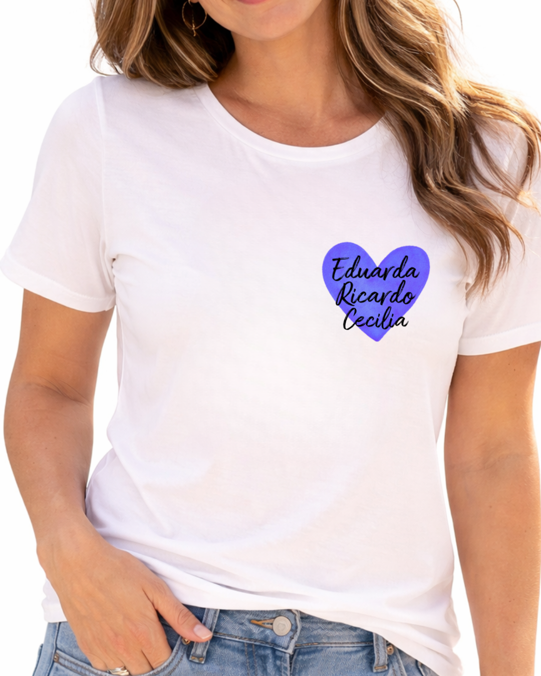 Camiseta dia das mães - Coração de mãe